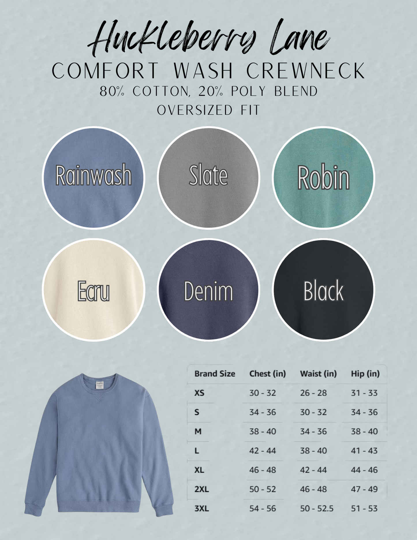 State of Comfort - Patchwork Embroidered Crewneck Sweatshirt