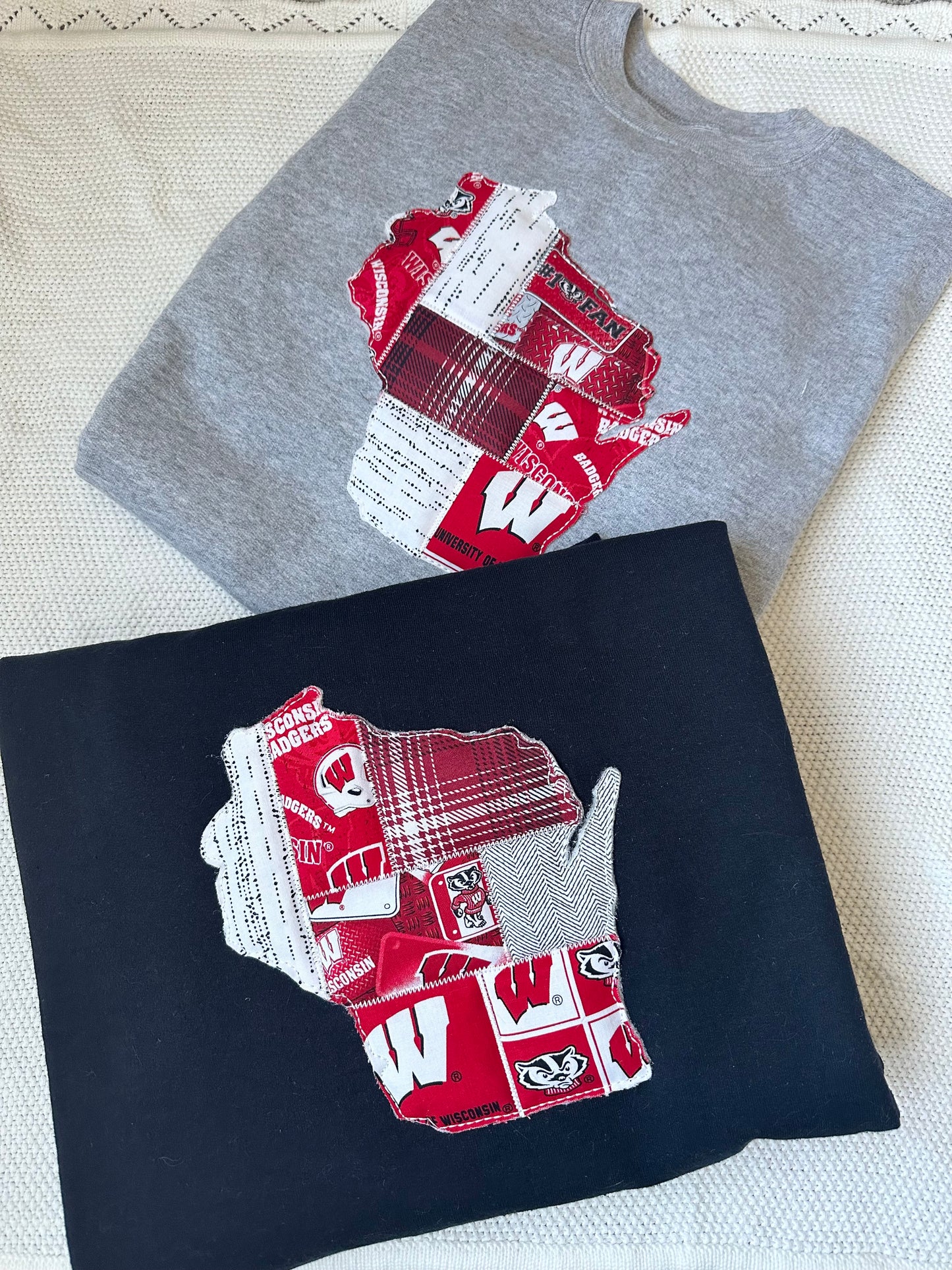 Patchwork Crewneck - Bucky Would Probably Wear This