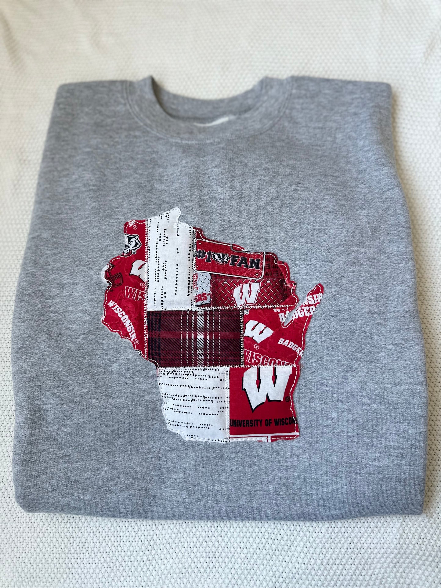 Patchwork Crewneck - Bucky Would Probably Wear This