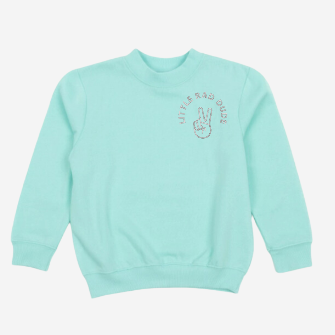 All Rad Collection - Little Rad Dude Crewneck Sweatshirt