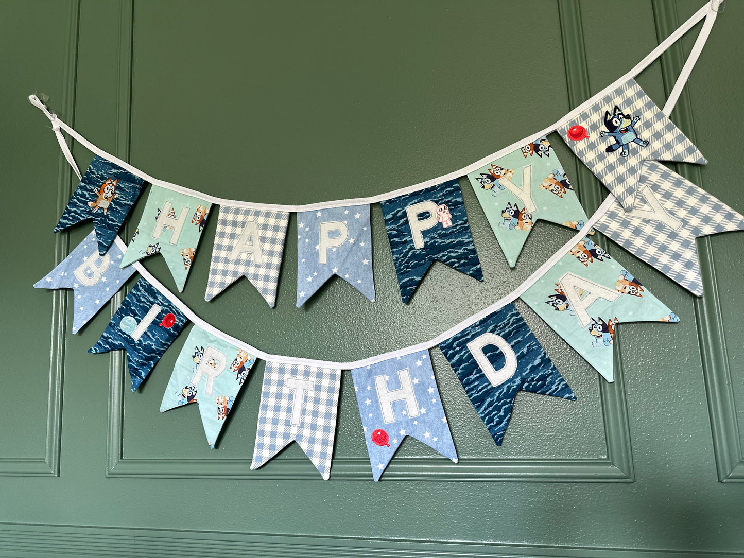 Embroidered Heirloom Birthday Banner - This Episode is Called… Birthday!