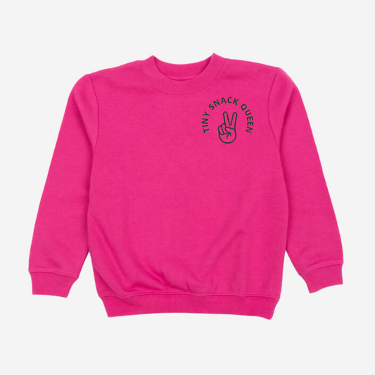 All Rad Collection - Tiny Snack Queen Crewneck Sweatshirt