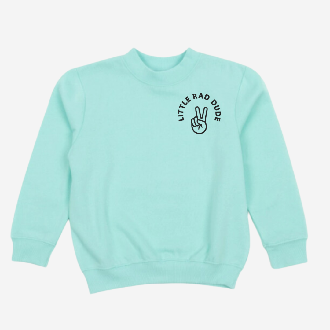 All Rad Collection - Little Rad Dude Crewneck Sweatshirt