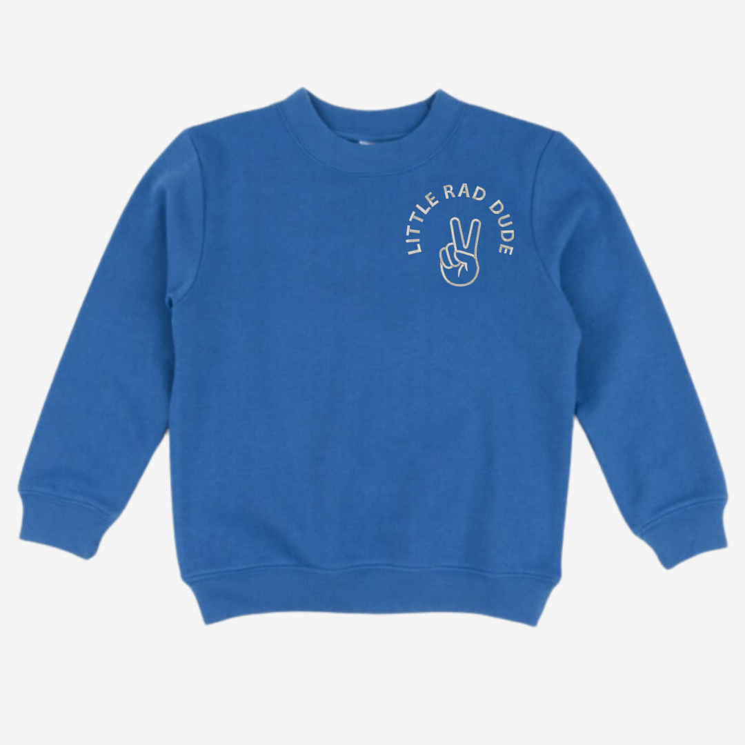 All Rad Collection - Little Rad Dude Crewneck Sweatshirt