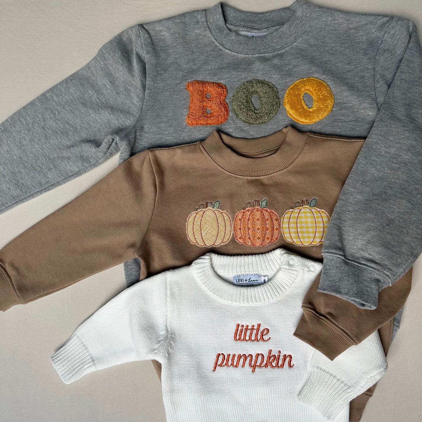 Little Pumpkin Knit Romper