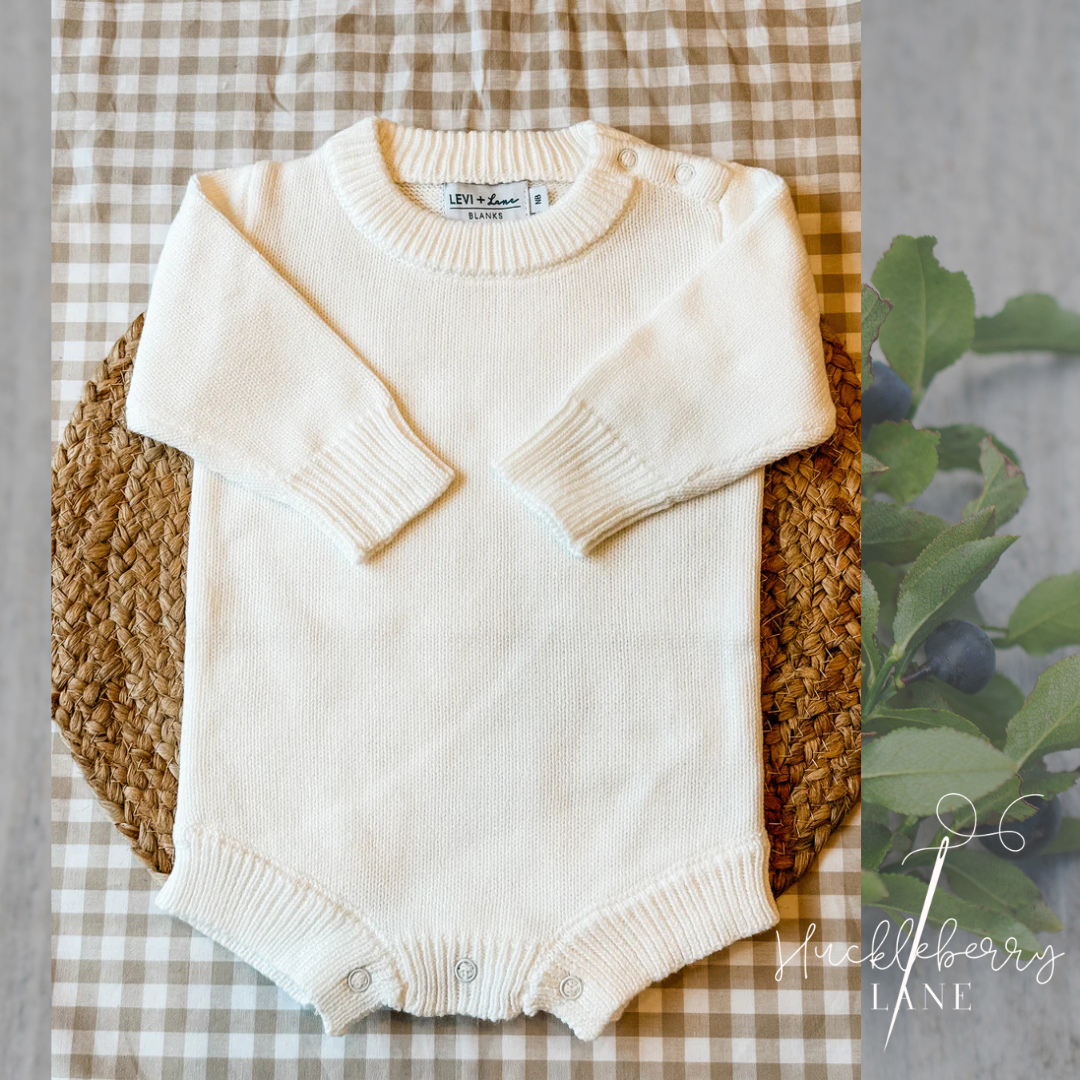 Knit Romper - Baby Announcement - Coming Home Outfit