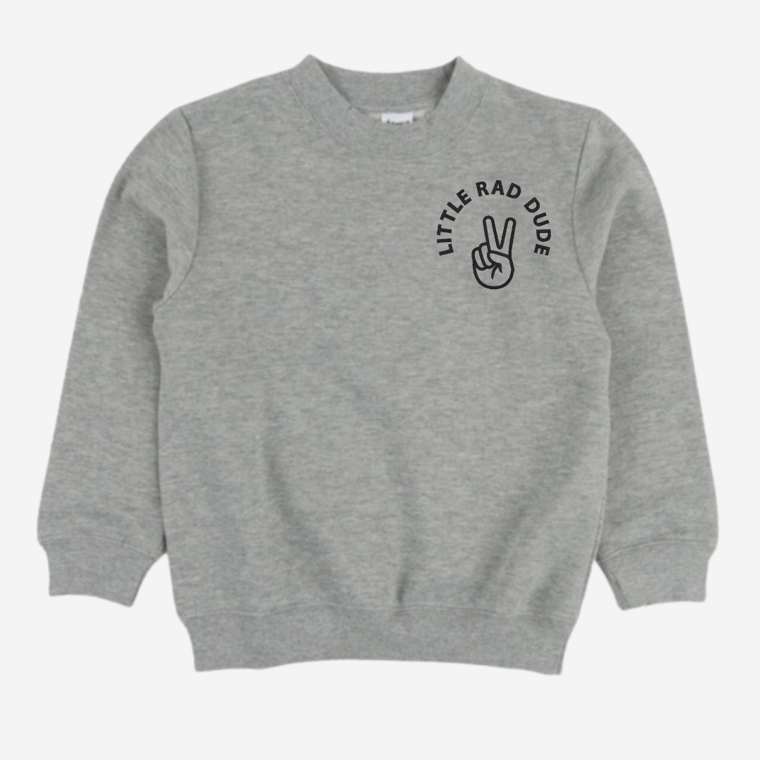 All Rad Collection - Little Rad Dude Crewneck Sweatshirt