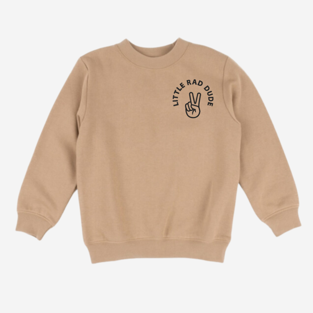 All Rad Collection - Little Rad Dude Crewneck Sweatshirt