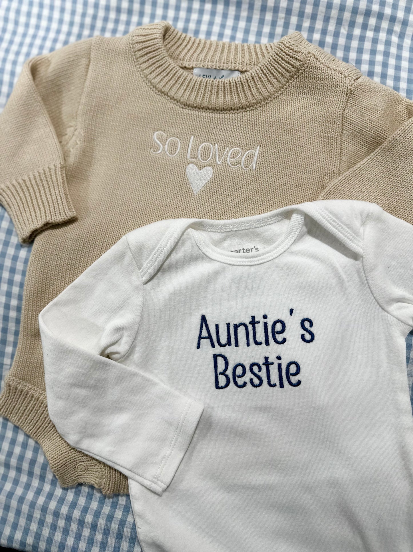 Knit Romper - Baby Announcement - Coming Home Outfit